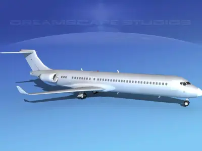 Comac ARJ21-900 Bare Metal 3D model