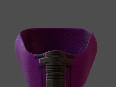 Gas mask helmet 3d model scifi Low-poly  Low-poly 3D model 569