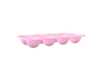 Egg Tray Storage v1 004 Low-poly 3D model