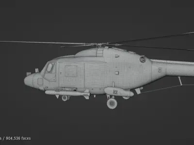 Westland Lynx HAS2 3D model