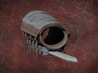 ASN Creed Hidden Blade Altair Low IbnLaAhadAltairWarrior Free 3D model