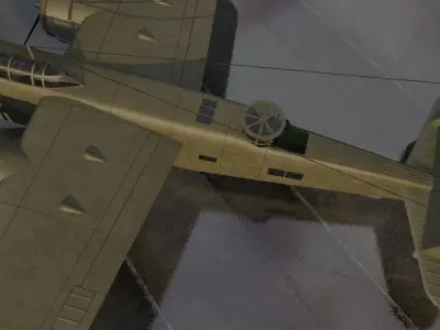 PZL P-30 Zubr - LWS-6 Bison 3D model