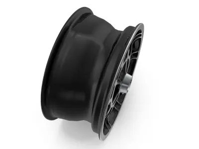 Shelby GT6 10-Spoke Alloy Wheel 3D model