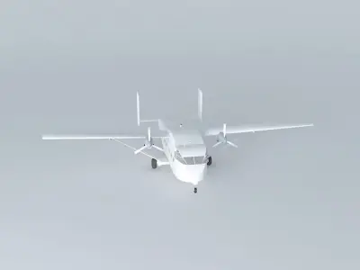 SHORT Skyvan void FULL INTERIOR 3D model