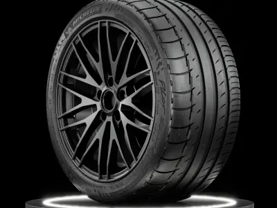 Michelin Pilot Sport PS2 N3 295 30 ZR18 3D model