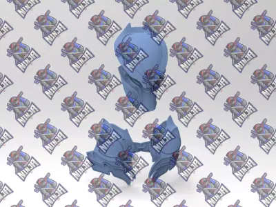 Predator Female Helmet Chest Armor for 3dprint 3D model