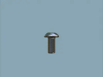 Steel Stained M5 Bolt Allen Dome 3D model