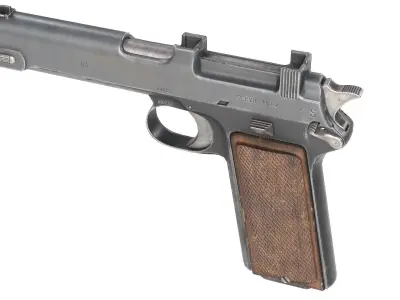 PBR  Steyr M1912 Low-poly 3D model