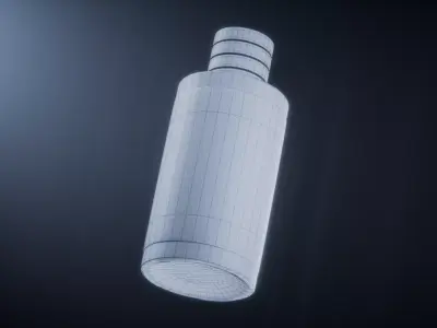 Christian Dior Sauvage Fragrance Free 3D Model Free low-poly 3D model