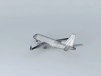 UpTheTerrain Airways Embraer ERJ 170 Free 3D model