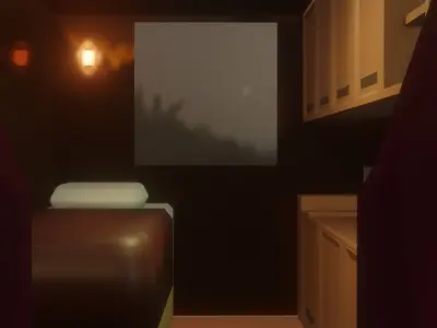 SUV Car With Interior 3D model