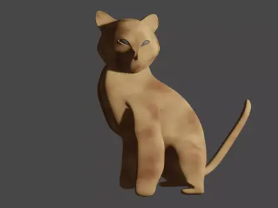 Orange Cat 3D model