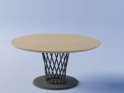chair and table Free 3D model