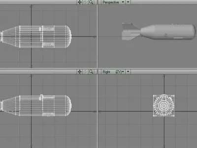 Atomic Bomb - Little Boy 3D model