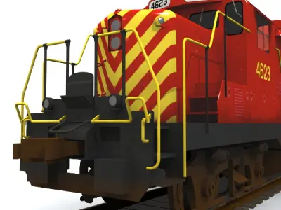 Army GP10 Locomotive 3D model