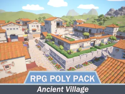 RPG Poly Pack - Ancient Village Low-poly 3D model