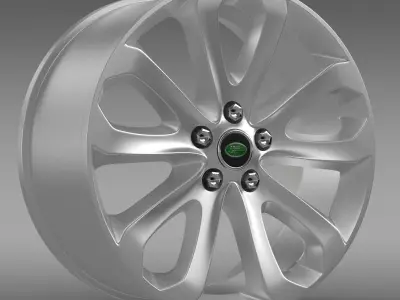 RangeRover Vogue SDV8 rim 3D model
