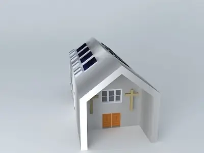 Jesus Our Savior Modern Catholic Church Free 3D model