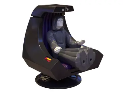 Emperors Chair 1-18 scale Hasbro Kenner 3D print model