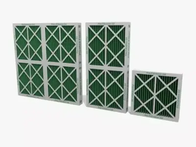 Pleated Filter 3D model