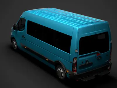 Nissan NV 400 L3H2 Minibus 2020 3D model
