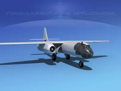 Blitz Bomber Bare Metal 3D model