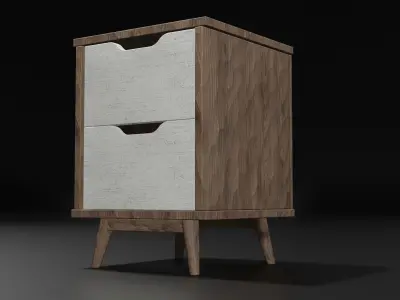 Small Bedside Free 3D model