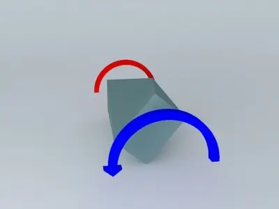 Torque two arrows Free 3D model