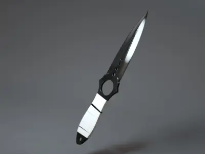 Skeleton Knife 3D model