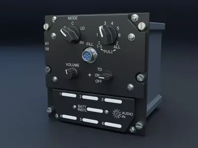 KY-58 High-Detailed CAD 3D model