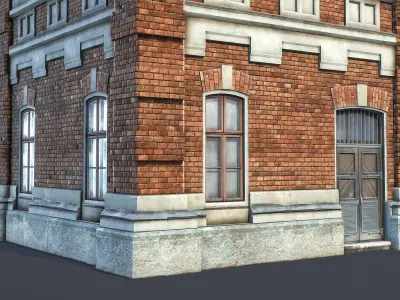 Oil Pumpimg House Low-poly 3D model