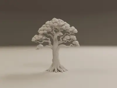 Tree garden 3D print model