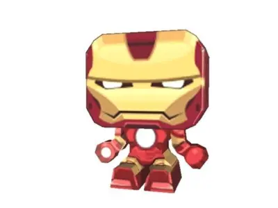 Iron Man 3D Printable Paper Cut Out Template 3D print model