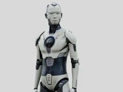 HUMANOID ORPHEUS-D  Rigged for Unreal Engine - Unity - MIXAMO 3D model