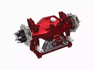 HCD Daddy Dave rear end Low-poly 3D model