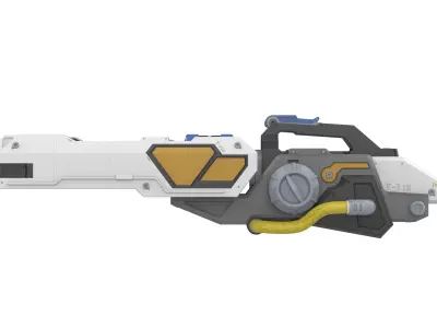 Winston Tesla Cannon - Overwatch - Printable - STL - Commercial 3D print model