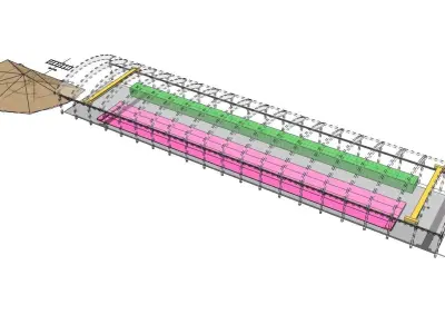 Precast plant Free 3D model