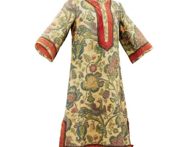 Bird Robe Low-poly 3D model