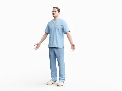 Male Nurse 3D model