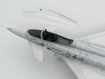  Eurofighter Typhoon Jet Aircraft  -Light 3D model
