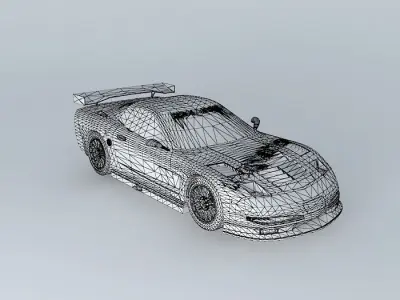 Chevrolet Corvette C5R 2002 Free 3D model