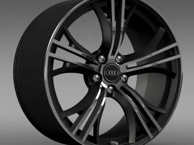 Audi R8 Exclusive rim 3D model