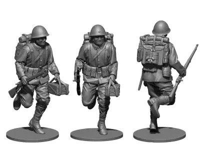 Japan soldier ww2  3D print model