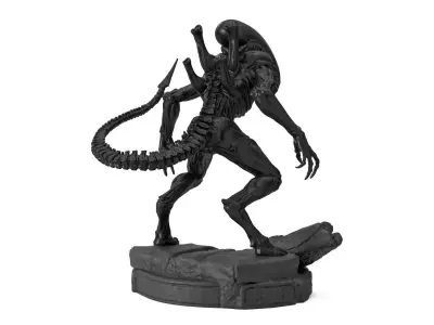 Alien 01 3D print model