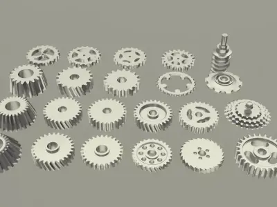 gear gears 3D model