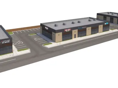 Retail-119 Retail Stores 3D model