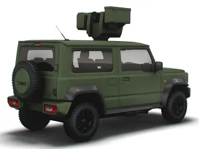 Suzuki Jimny Military DKBM 2022 3D model