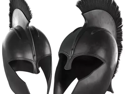 Achilles helmet 3D model