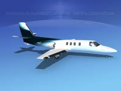 Cessna 500 Citation I V13 3D model
