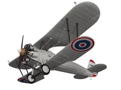 Bristol Bulldog Mk-II 3D model